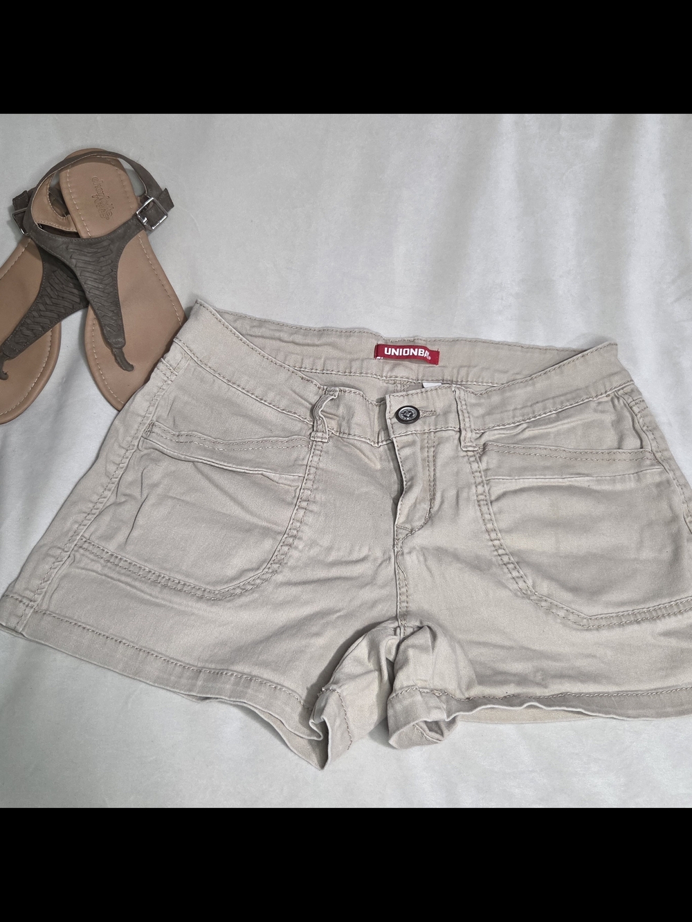 UNIONBAY Women's Beige Shorts